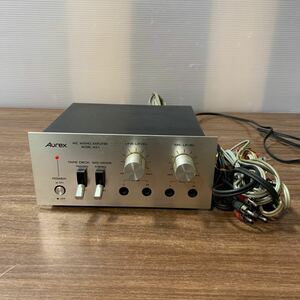 Aurex マイクミキシングアンプ MX-1 1976年製 通電確認済 オーレックス MIC MIXING AMPLIFIER 音響機器 オーディオ (F30