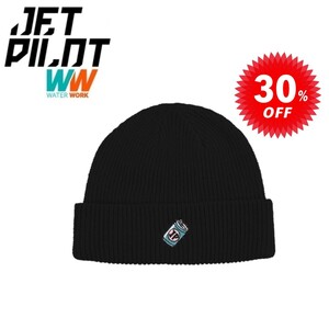 ジェットパイロット JETPILOT セール 30%オフ ニット帽 送料380円 ザ クルーザー ビーニー W22802 ブラック ニットキャップ 帽子