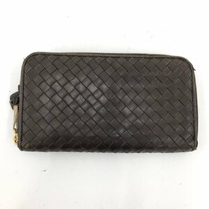 BOTTEGA VENETA　ボッテガヴェネタ　イントレチャート　ラウンドファスナー長財布　114076【CIAH5058】