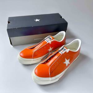 TAKEO KIKUCHI × CONVERSE ONE STAR TK03 OX ORANGE US8 26.5cm タケオキクチ 別注 コラボ 新品 ONESTAR ワンスター オレンジ スニーカー