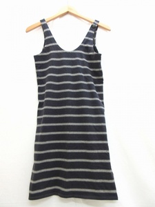 RRL ダブルアールエル ボーダーノースリーブワンピース ?衣裙　Dress 1 155/82A 282500956001 100%Cotton Made in China