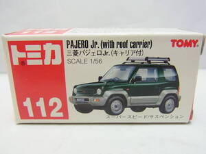 トミカ 112 三菱 パジェロ Jr. (キャリア付）PAJERO