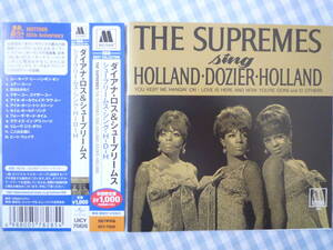 【CD】THE SUPREMES / SING HOLLAND-DOZIER-HOLLAND　シュープリームス　ダイアナ・ロス　Diana Ross 