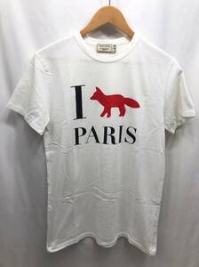 MAISON KITSUNE 半袖 Tシャツ メンズ XS ホワイト メゾンキツネ 24091101