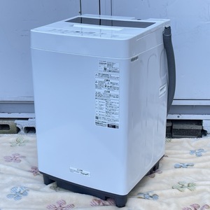 送料無料 展示品 アイリスオーヤマ 善治荘電機洗濯機 【中古】 ITW-60A01-W 2024年製 洗濯脱水容量6.0kg ホワイト 115036 B/21828