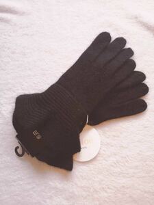 K《新品》Choloe クロエ　おしゃれな手袋、(タグ付き)　黒