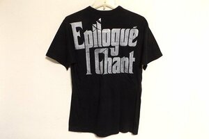 N4709：epilogue chant （エピローグチャント）バッグプリントTシャツ/黒:35