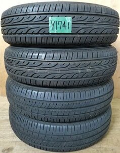 ダンロップ★165/70R14★ENASAVE EC202(2018年)×2本 EC204(2021年)×2本　中古バリ山タイヤ4本 [Y1741E]