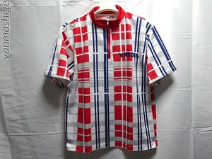 KEGEL ｘ PRO-am [XLサイズ] ドライハーフジップシャツ 廃番[トリコロールチェック] ボウリングシャツ ケーゲル ABS