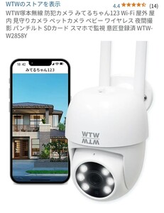 WTW塚本無線 防犯カメラ みてるちゃん123 未使用品