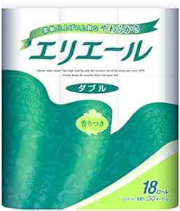 エリエール トイレットペーパー 30m×18ロール ダブル パルプ100% リラックス感のある香