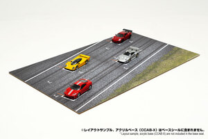 1/64　CXBS-C064-002a　421x251mm　グリッド　[箱庭技研]コレクションケースX用ベースシール