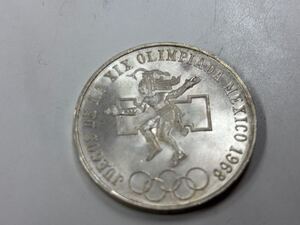 メキシコ オリンピック 1968 25ペソ LEY0.720 銀貨 記念コイン ESTADOS UNIDOS MEXICANOS