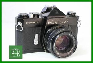 【同梱歓迎】実用難あり■ペンタックス PENTAX SPOTMATIC ボディ＋SMC 55mm F1.8■シャッター全速完動・露出計不良■623