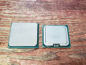 CPU INTEL AMD 2個まとめ　AMD ATHLON II （ピン曲がりあり）　INTEL PENTIUM DUAL CORE どちらも動作未確認につきジャンク扱いです