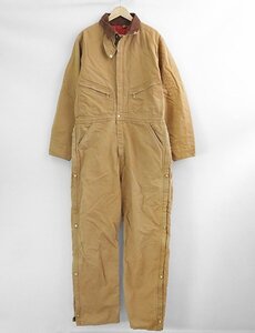 Carhartt ◆ ダック地 ツナギ キャメル (YKK USA ジッパー使用) 裏キルティング 作業服 オールインワン ジャンプスーツ カーハート ◆MU18