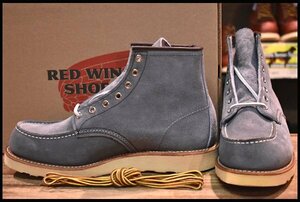 【8E 未使用 11年】レッドウィング 8143 スエード アイリッシュセッター スレートブルー 水色 モックトゥ ブーツ redwing HOPESMORE