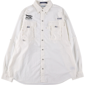 古着 コロンビア Columbia PFG ボタンダウン 長袖 フィッシングシャツ メンズL相当 /eaa471251