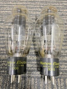 【通電動作未確認】Western Electric 300B 真空管 2本セット ウエスタンエレクトリック 1円~　S4691