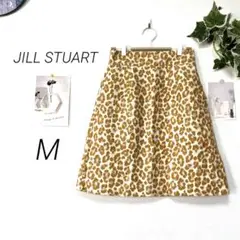 6746 JILL STUART ジルスチュアート ヒョウ柄スカート M