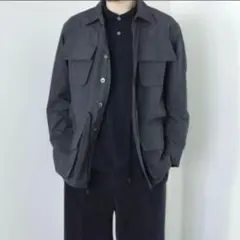 オーラリー WASHED FINX RIPSTOP FATIGUE JACKET