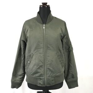 ダブルクローゼット/w closet★リバーシブル!MA-1 ＆ キルティングジャケット【レディースF/カーキ/khaki】Jackets/Jumpers◆BH328