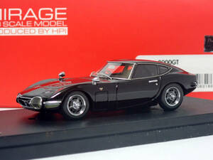 HPI racing 1/43 MIRAGE Toyota トヨタ 2000GT Black Web限定 8318