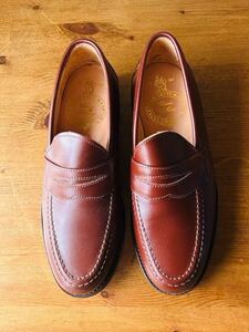 デッドストック SANDERS Coin Loafers サンダース ローファー コインローファー Pakeman Catto & Carter 別注 Cordings コーディングス