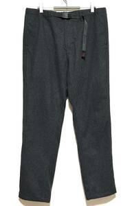 GRAMICCI WOOL NARROW PANTS（L）チャコール グラミチ クライミング ウール ナロー パンツ テーパード