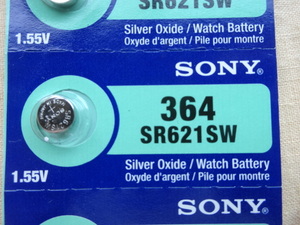 SONY ソニー ＳＲ６２１ＳＷ 364 時計電池　
