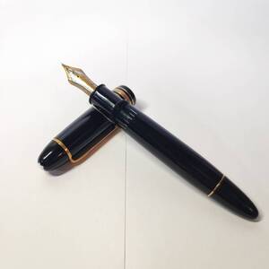 1円~【筆記未確認】モンブラン MONTBLANC マイスターシュテュック MEISTERSTUCK No.149 万年筆 ペン先 4810 M 18C 750 刻印入り J182971