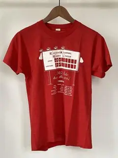 USA古着　Sサイズ　プリントTシャツ　赤色