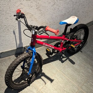 ヨツバサイクル ヨツバゼロ 16インチ ヒーローレッド マウンテンバイク 自転車 子供用