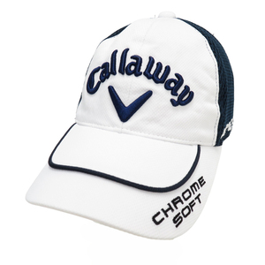 【1円】CALLAWAY キャロウェイ メッシュキャップ ホワイト系 FR [240001953415]