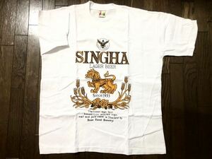 ★THAILAND タイランド SINGHA BEER シンハー ビール T SHIRT シャツ★