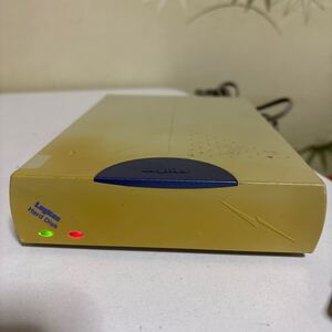 ロジテック 外付けHDD LHD-U61E 通電OK ジャンク扱い　SCSI 色焼け有り　