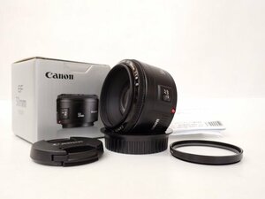 【外観良品】 Canon キヤノン 標準単焦点レンズ EF 50mm F1.8 II 説明書/元箱付き □ 705D4-3