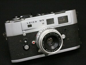 ●○Leica M5/SUMMARON 35mm F2.8 レンジファインダー フィルムカメラ Mマウント Leitz ライカ○●026073012○●