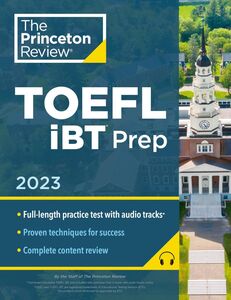 [A12328424]Princeton Review TOEFL iBT Prep with Audio/Listening Tracks， 202