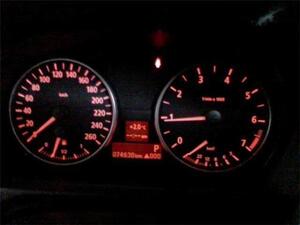 BMW 320i ABA-VA20 純正 スピードメーター 74,629km 6AT 6974653-01 動作確認済