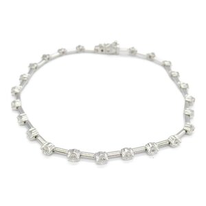 ジュエリー LINE ブレスレット ブランドオフ JEWELRY K18WG（ホワイトゴールド） ブレスレット K18WG 中古 レデ