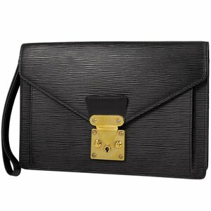 【ジャンク品】ルイ・ヴィトン Louis Vuitton ポシェット セリエ ドラゴンヌ 紳士 セカンドバッグ エピ ノワール M52612 メンズ 【中古】