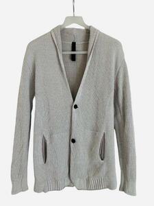 wjk shawl collar cardigan Size:M 定価¥31,900