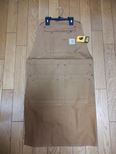 未使用品 カーハート エプロン Firm Duck Apron ブラウン　焚き火　キャンプ