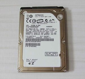 HITACHI HTS545050B9A300 500GB 2.5インチHDD