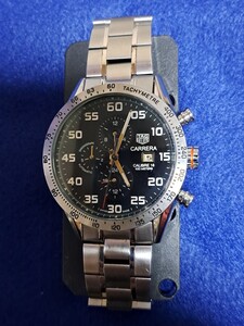 レアTAGHEUER メンズ腕時計カレラ自動巻きワインディングマシーン稼働品