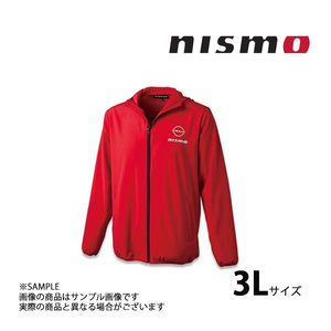 NISMO ニスモ ポケッタブル フーディ ジャケット レッド 赤 3L 数量限定 KWA04-50RR9 (660192612