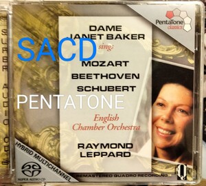 SACD janet baker モーツァルト　シューベルト　ベートーヴェン　声楽　レパード　Mozart　Schubert　Beethoven　ジャネットベイカー