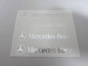 Mercedes ベンツ ステッカー　鏡面4枚セット