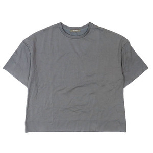 エリオポール heliopole STRETCH PONTE HURF SLV BIG TEE ビッグTシャツ カットソー 半袖 ストレッチ ミディアムグレー 38 レディース